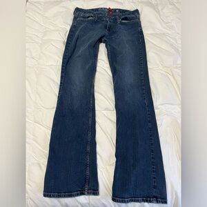 Vintage Guess flared blue jeans